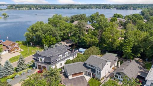 This home is steps from the channel connecting Libbs Lake to Grays Bay.