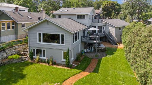 Your outdoor oasis offers various patio spaces to gather.