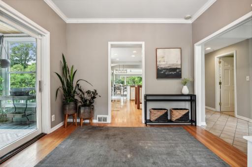 Step inside to this open concept main floor.