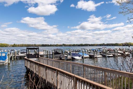 Grays Bay offers beautiful views and docks.