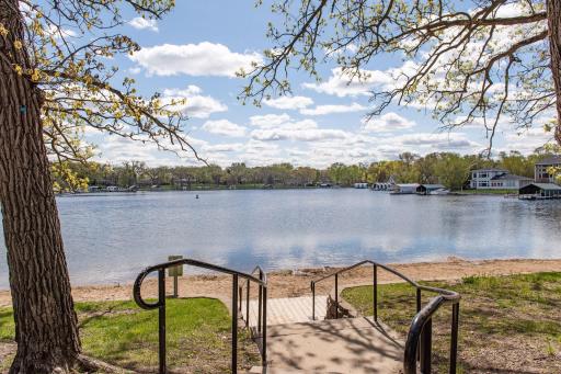 Libbs Lake swimming beach is a neighborhood favorite.