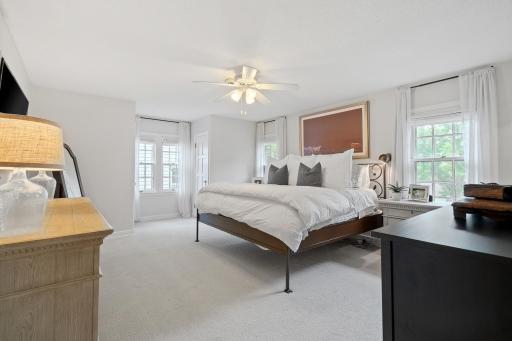 Upper level Owner's suite is spacious and bright!