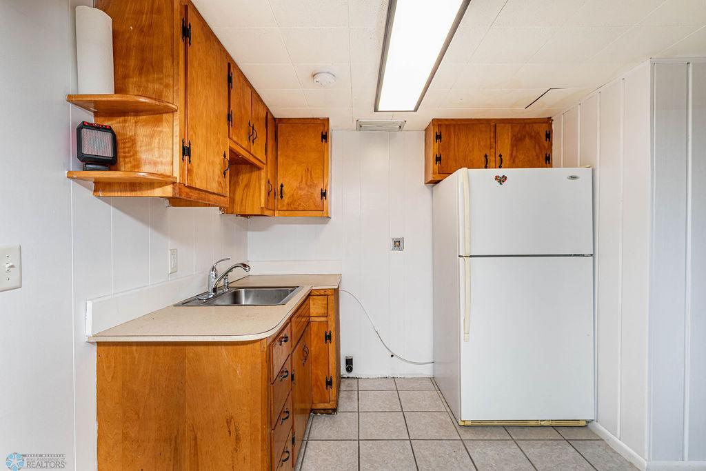 Basement kitchenette