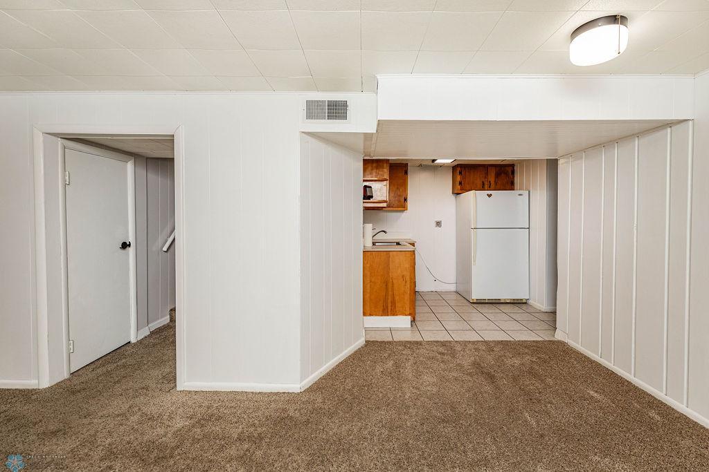 Basement kitchenette