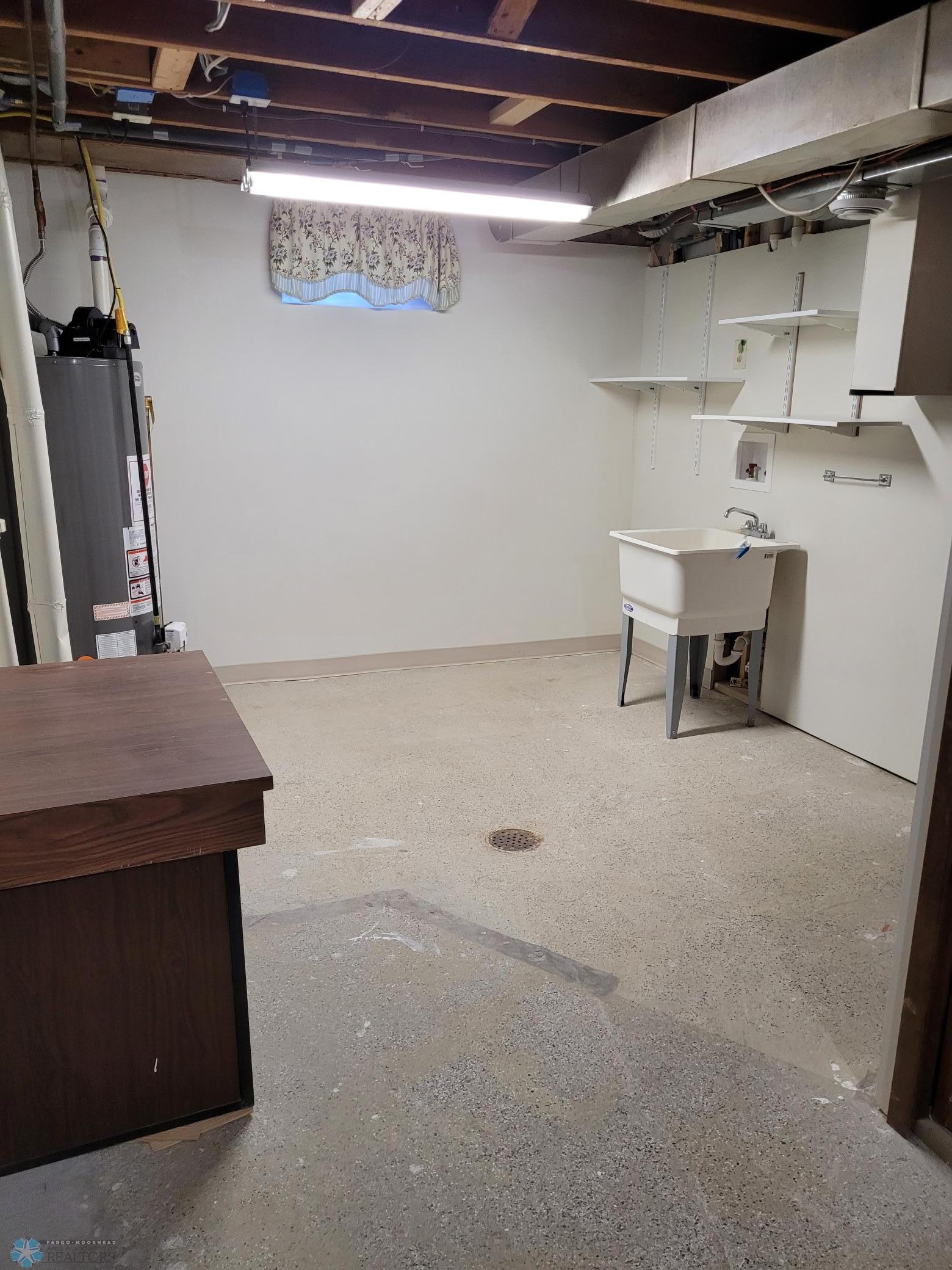 Laundry with sink