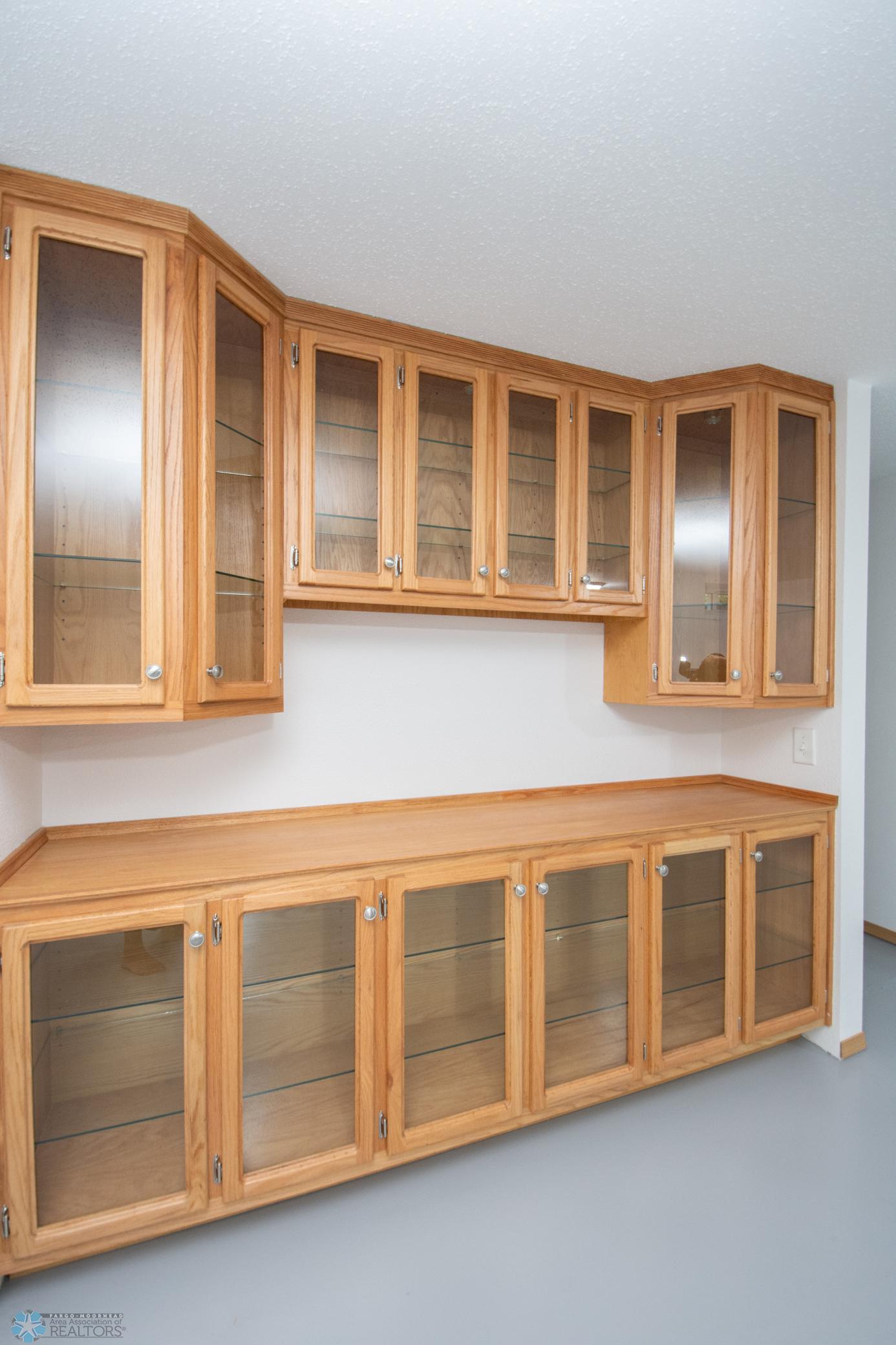 Built in shelves