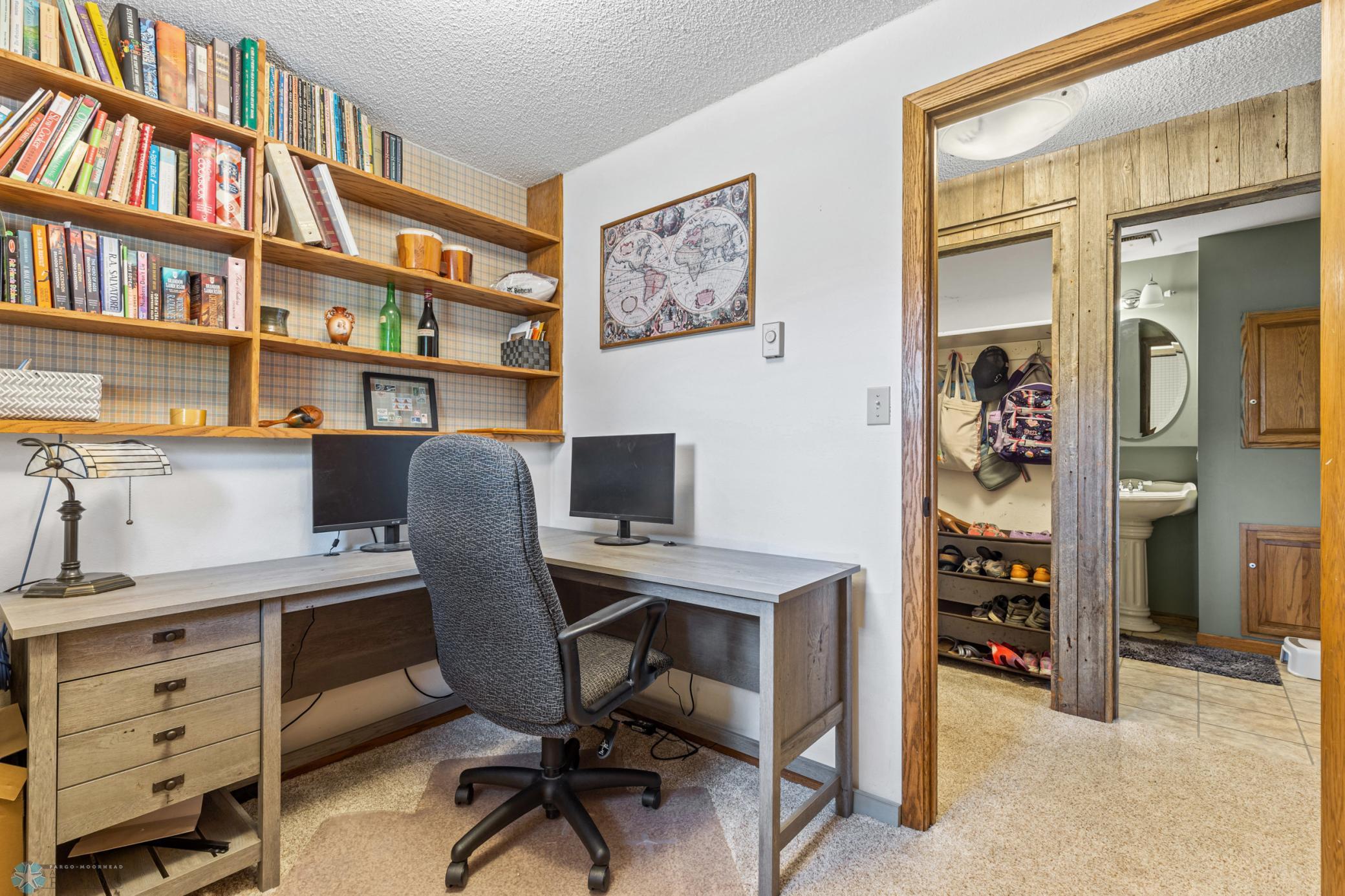 Bedroom currently used as office