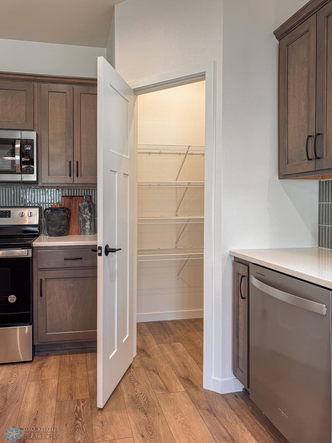 Walk-in Pantry with automatic light