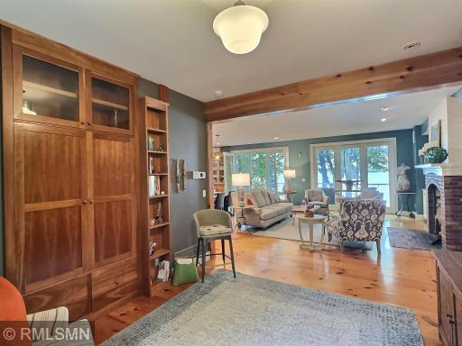 Gather in the main level with every room situated to showcase the Lake Sylvia Views.