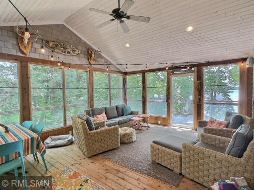 Where you will spend most of your time, the screen porch features Lake Sylvia views and summer breeze.