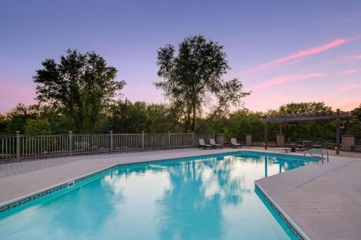Pool w/pergola areaâon west side for spectacular sunsets
