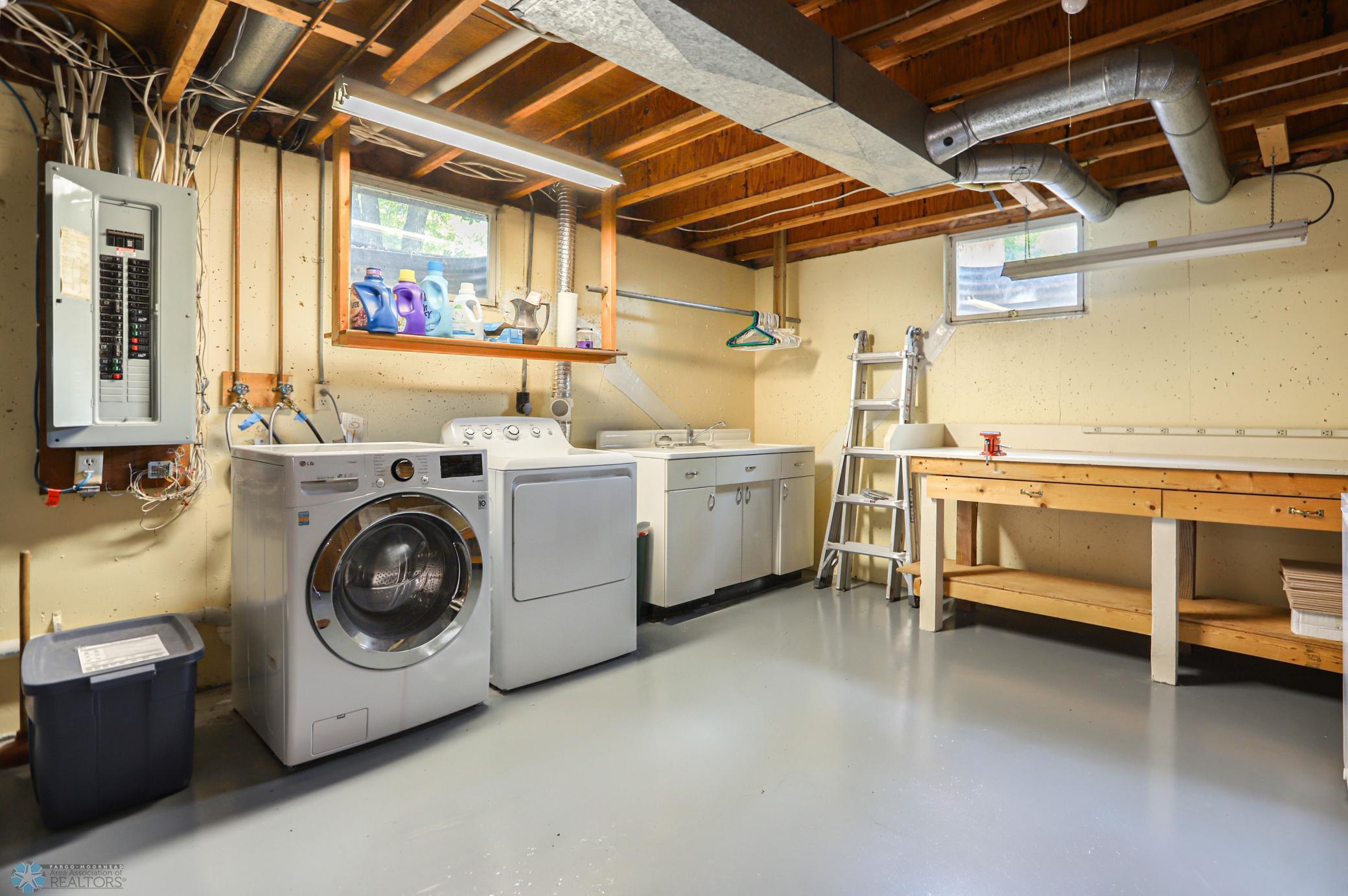 Large laundry room