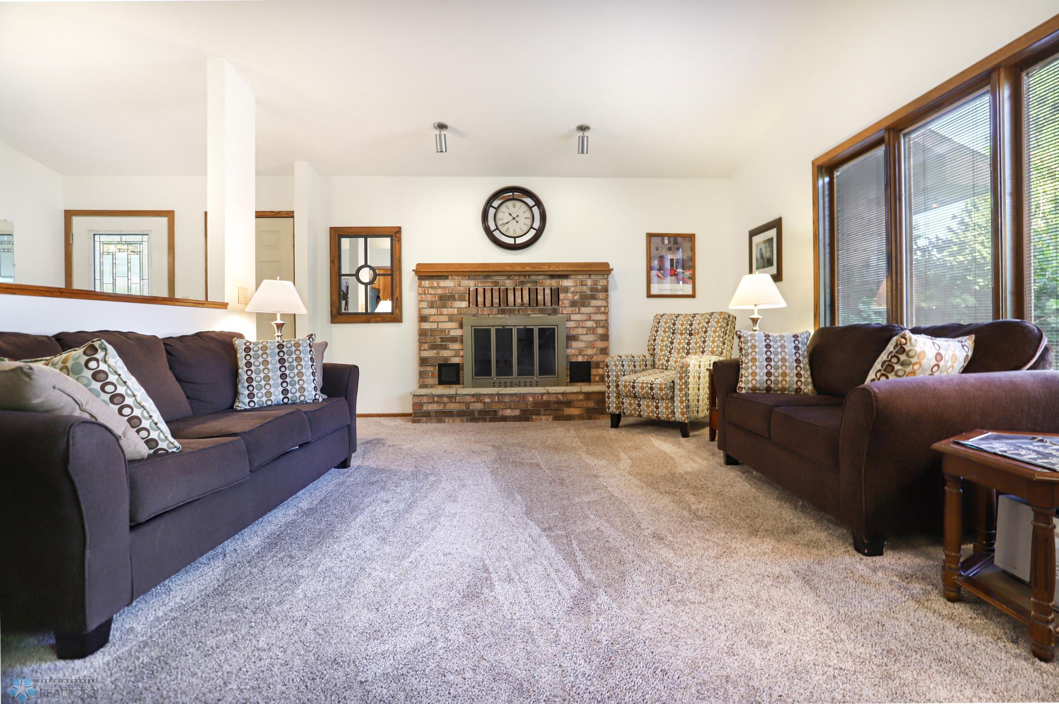 Living Room with Gas Fireplace