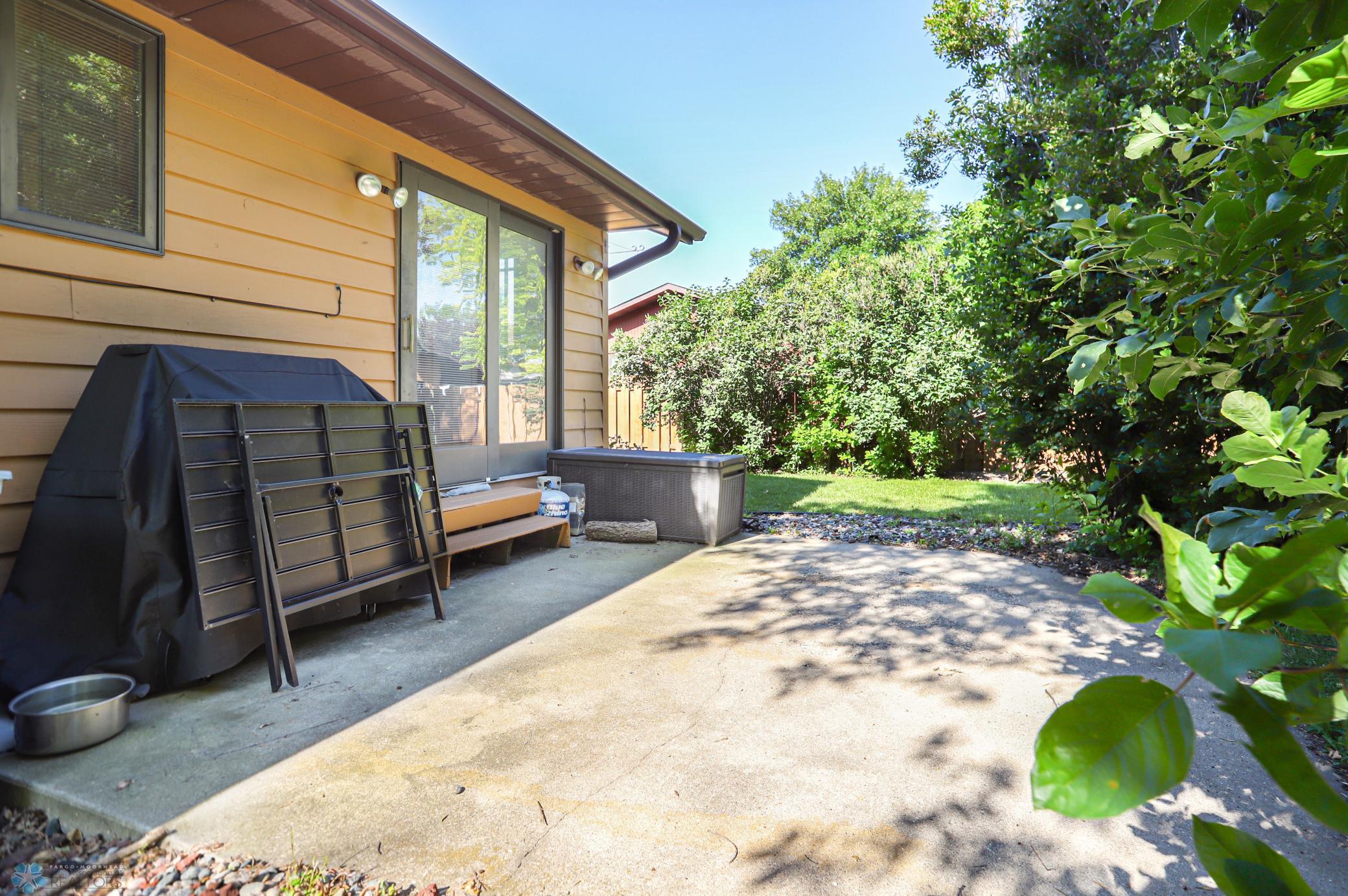 Backyard patio