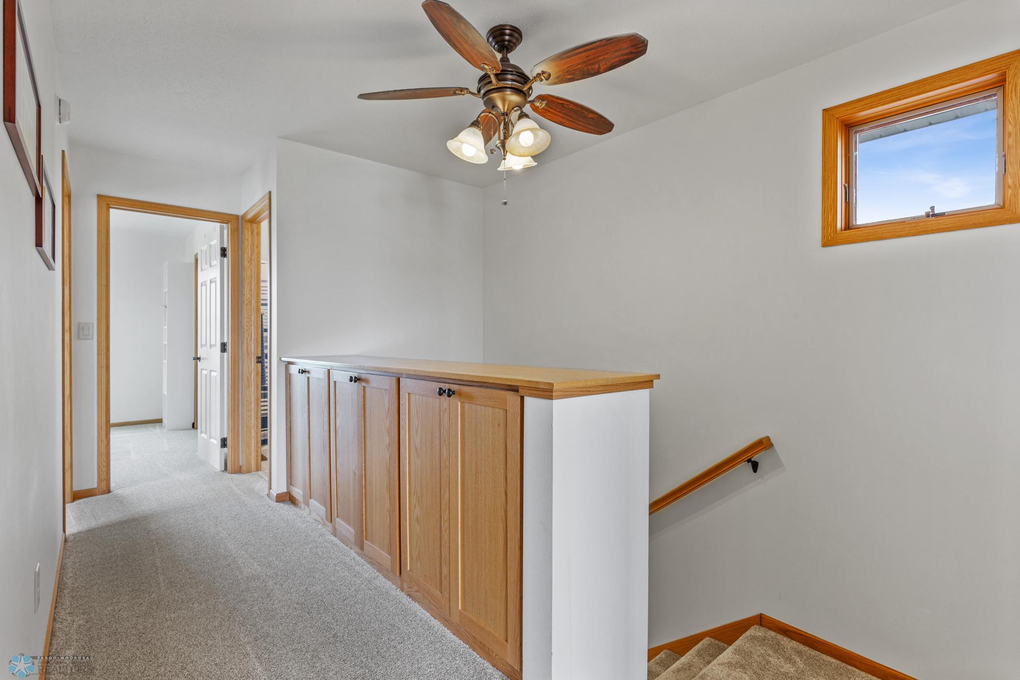 Upper-Level Built-In Cabinetry - Currently used as for linen storage.