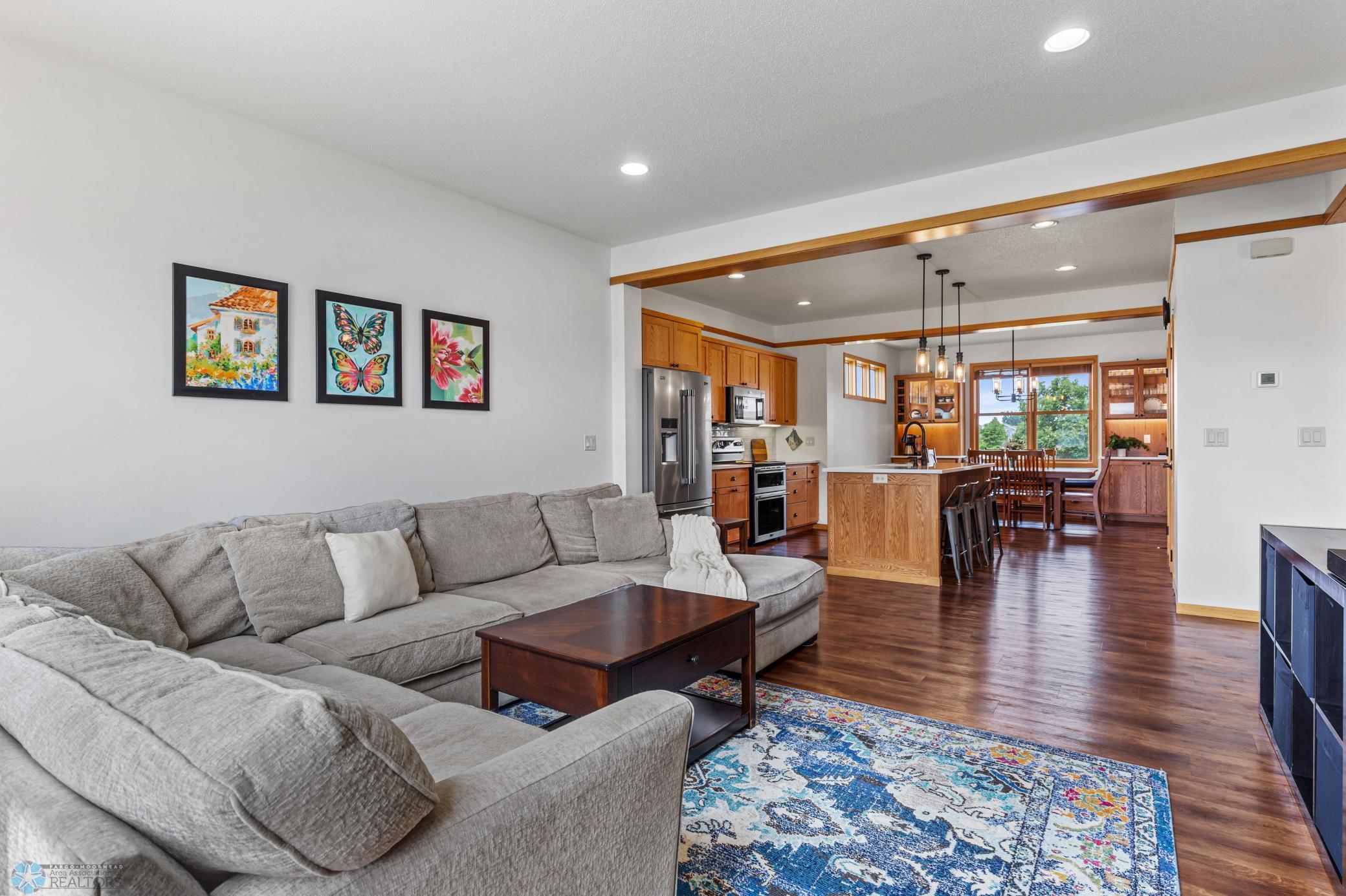 Living Room to Kitchen/Dining