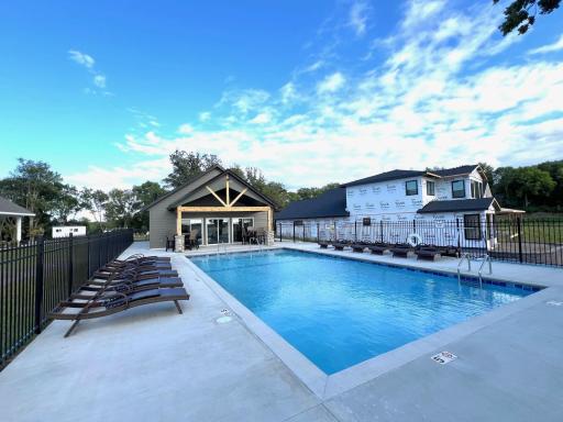 HOA Members Enjoy the Shared Clubhouse & Heated Pool!
