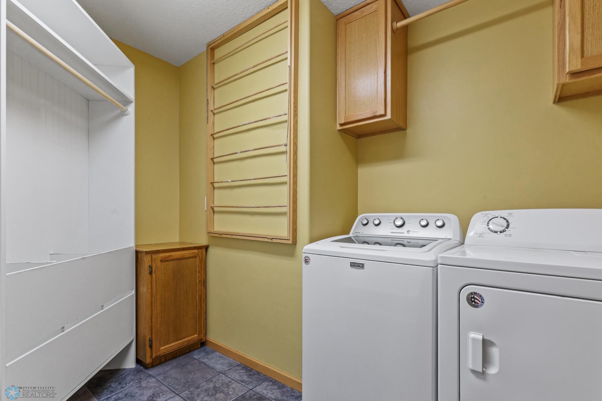 Main floor laundry room