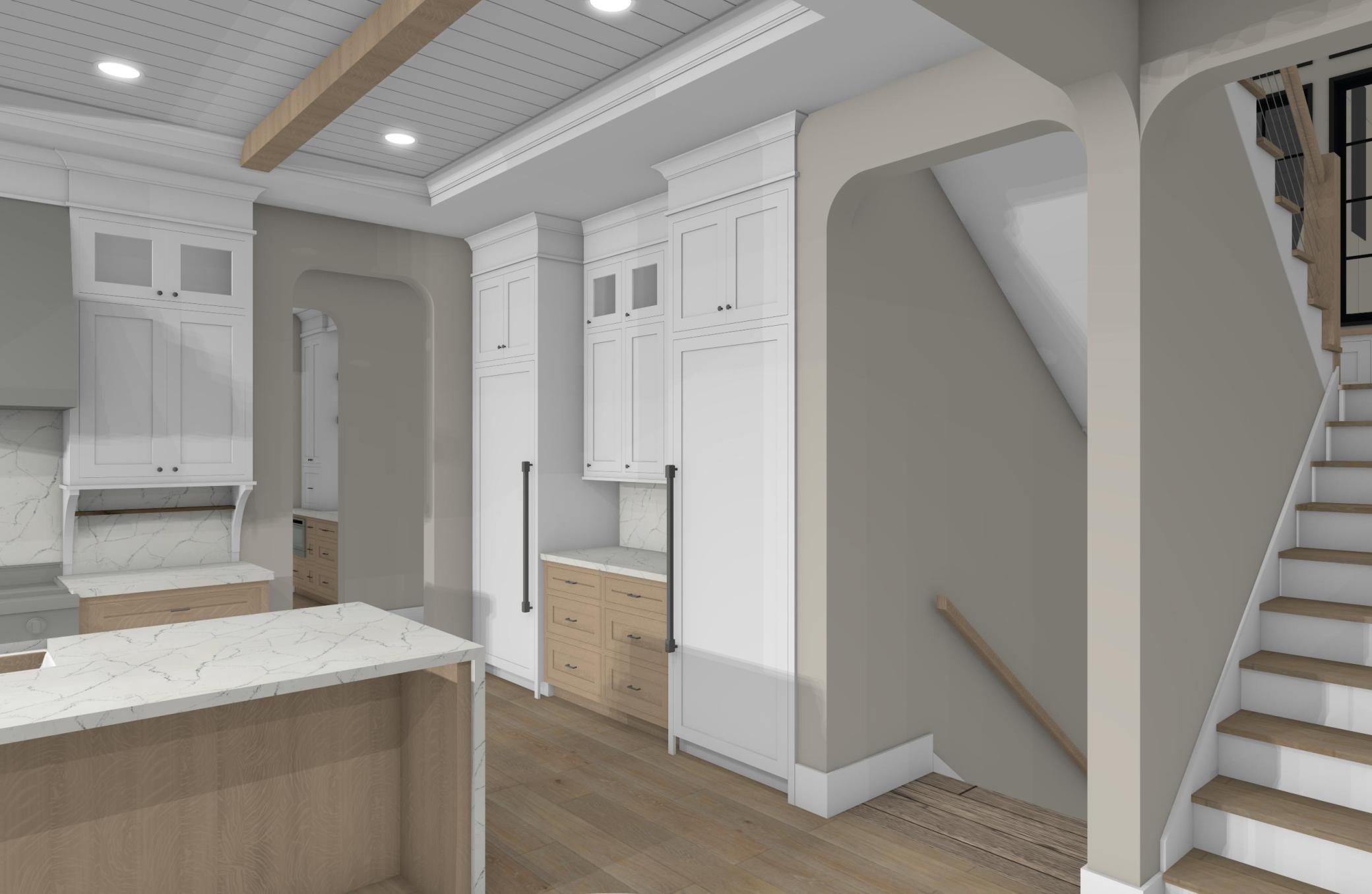 To-be-built rendering - Kitchen