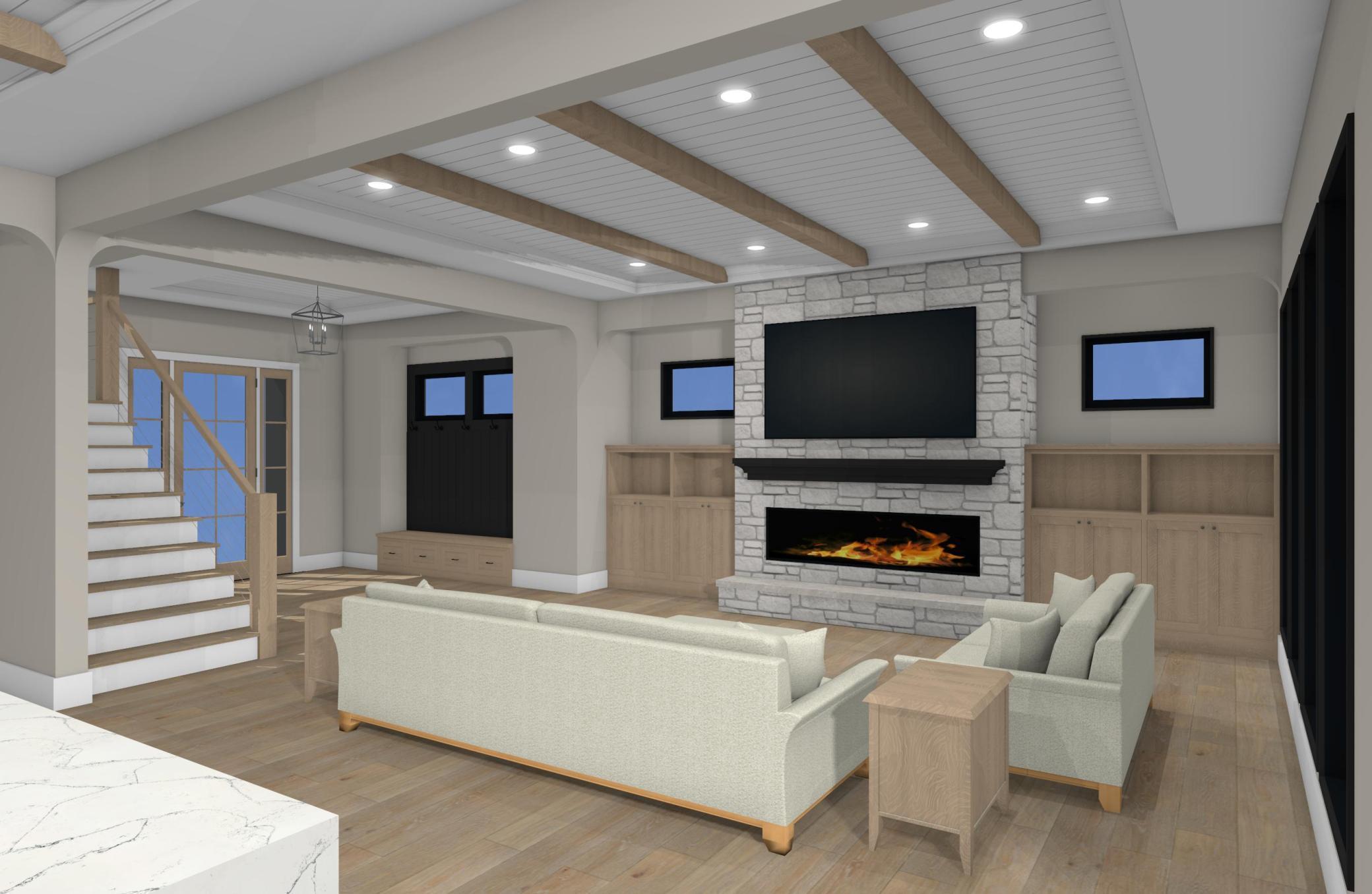 To-be-built rendering - Great Room