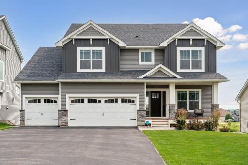 Beautiful front elevation with covered porch