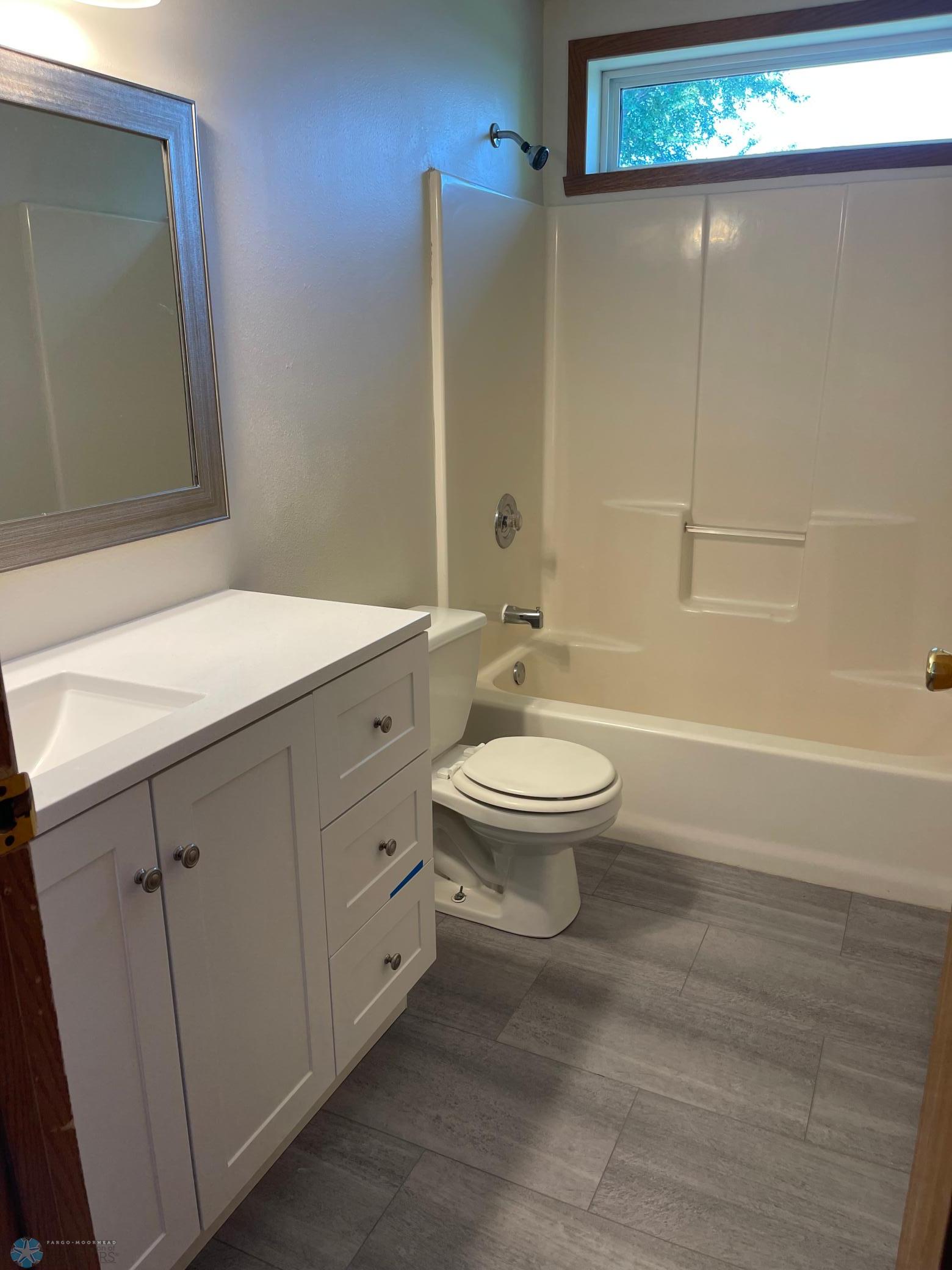 Upper level bathroom