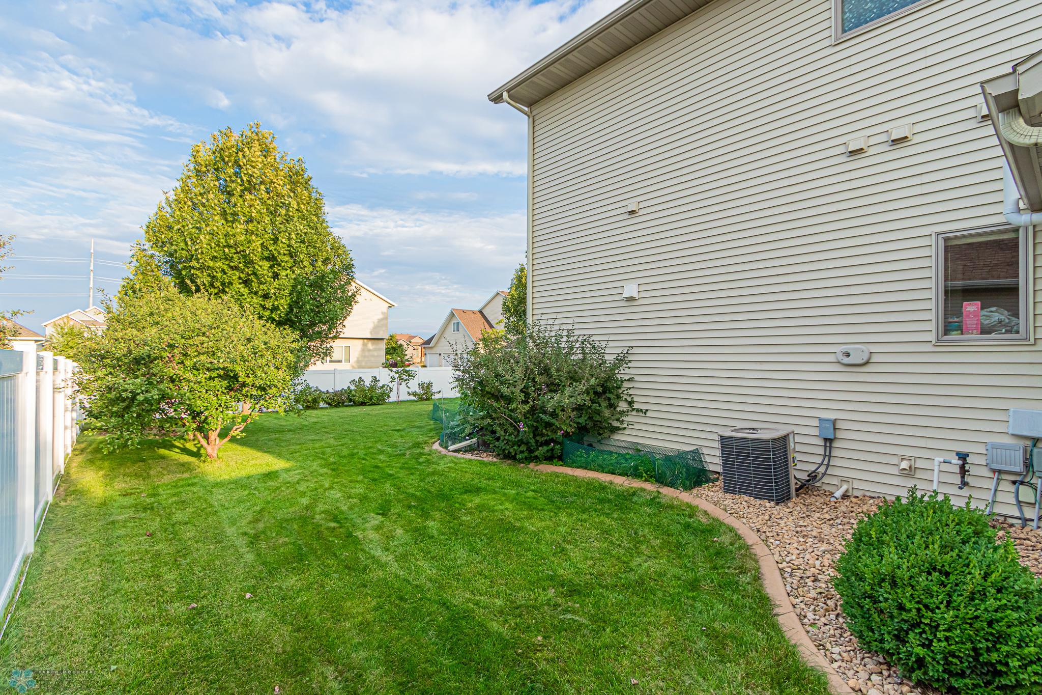 North Side yard