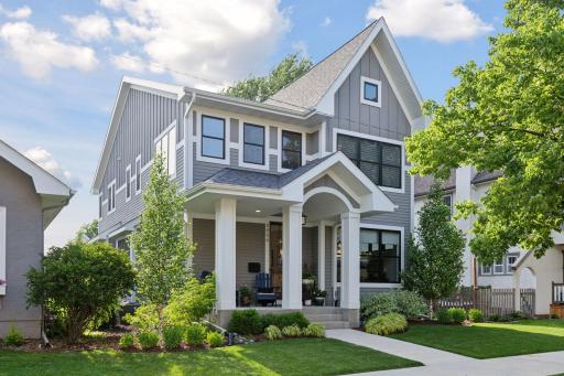 Countless high-end enhancements, such as custom landscaping and hardscaping by Sunny Side Gardens in Linden Hills.