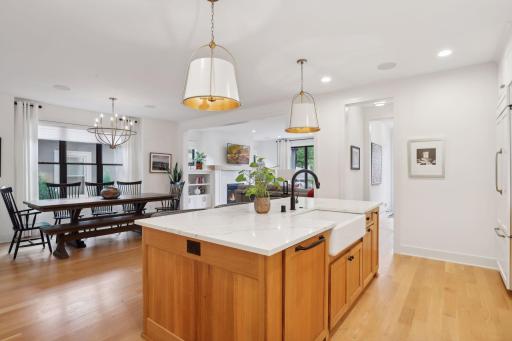 Bright and airy open concept living spaces.