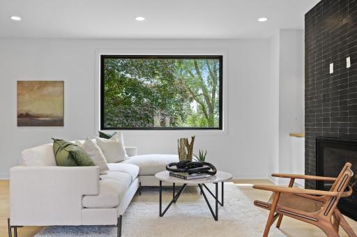 Beautiful Living Room with Large Picture Window