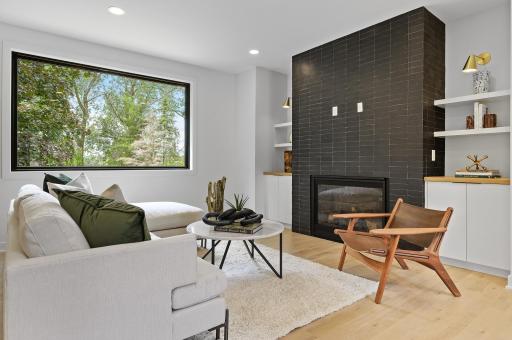 Gas Burning Fireplace in Main Living Area