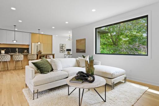 Beautiful Living Room with Large Picture Window