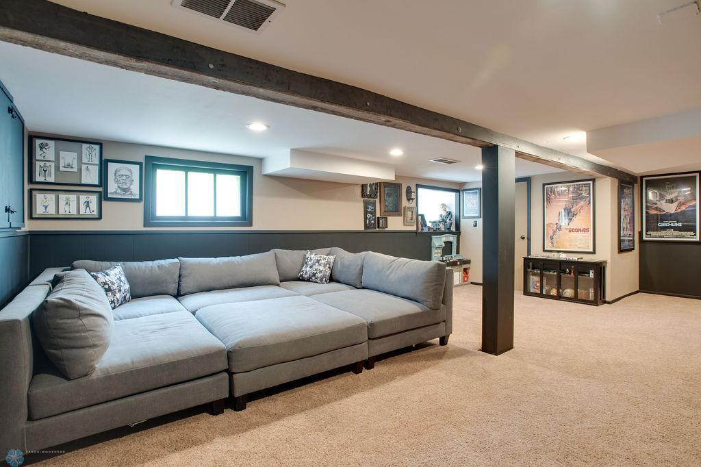 Basement family room