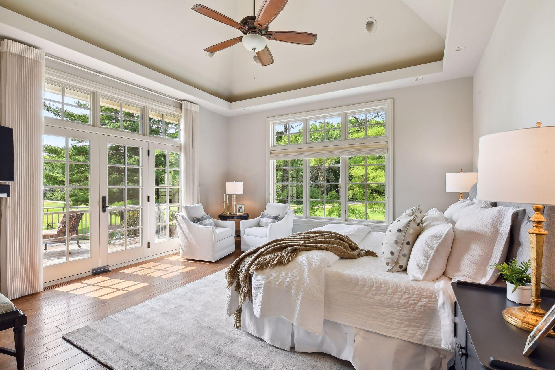 Retreat to the tranquil main floor owner's suite at the end of the day