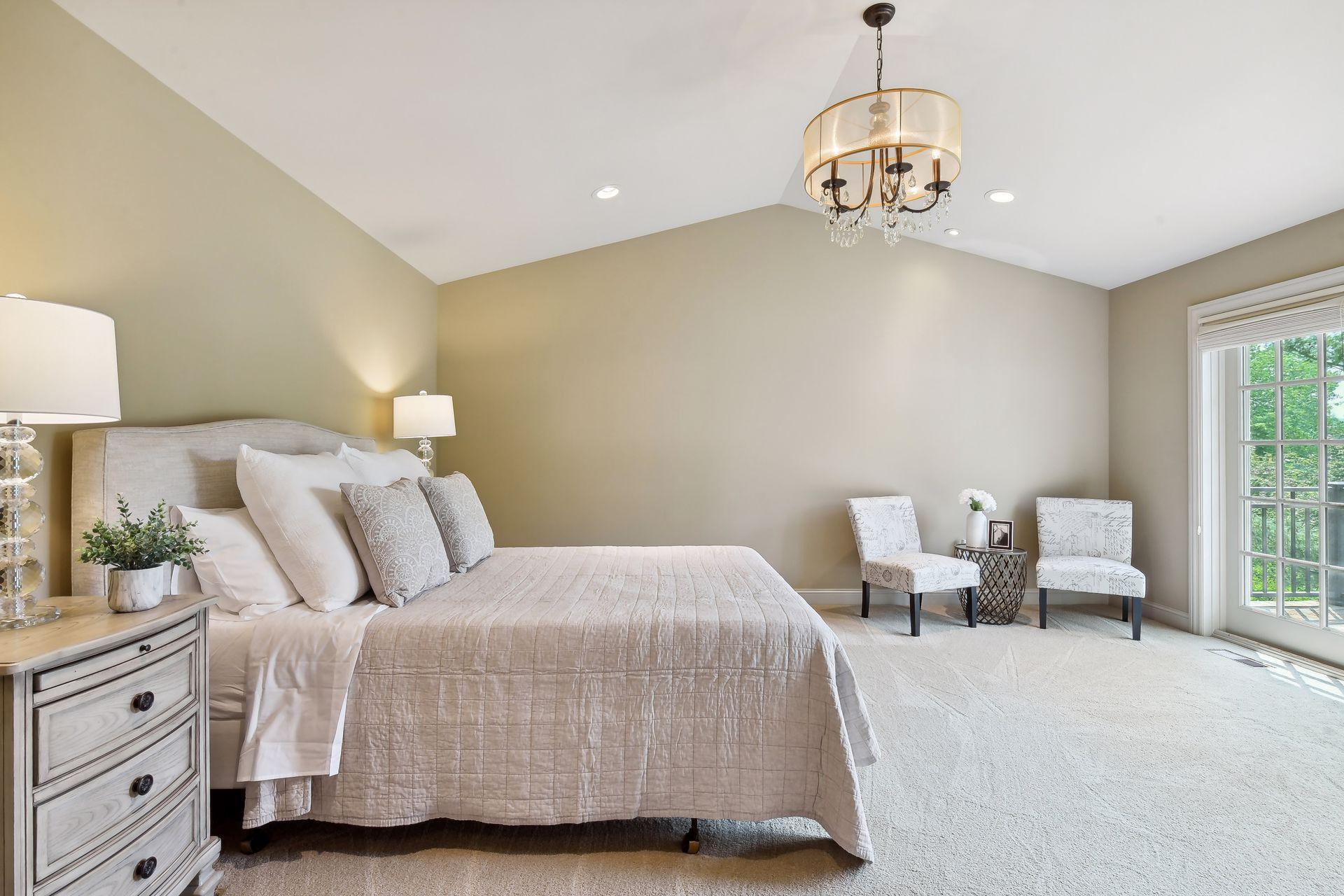 Spacious and bright with its own private balcony