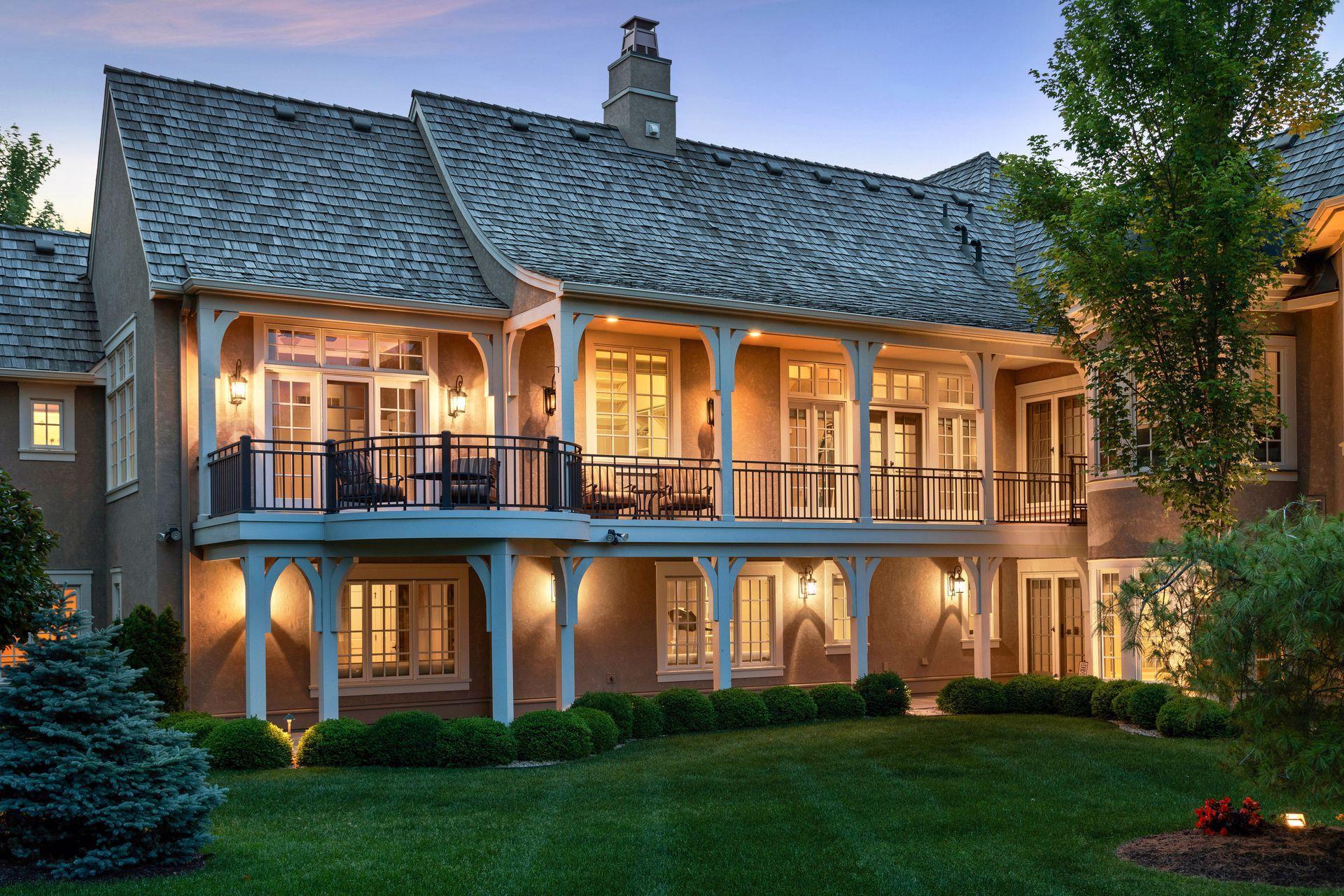 Spacious balcony and patio areas for entertaining and gathering outside