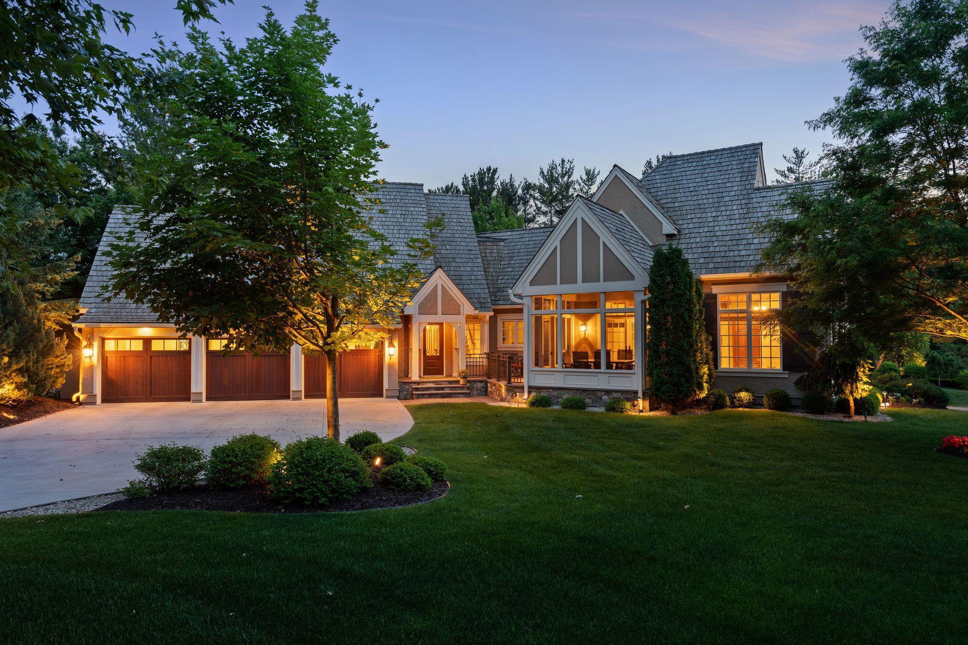 The side yard has ample room for running and playing