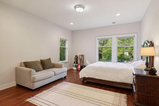 3rd bedroom on 2nd level with en suite bath and large closet.