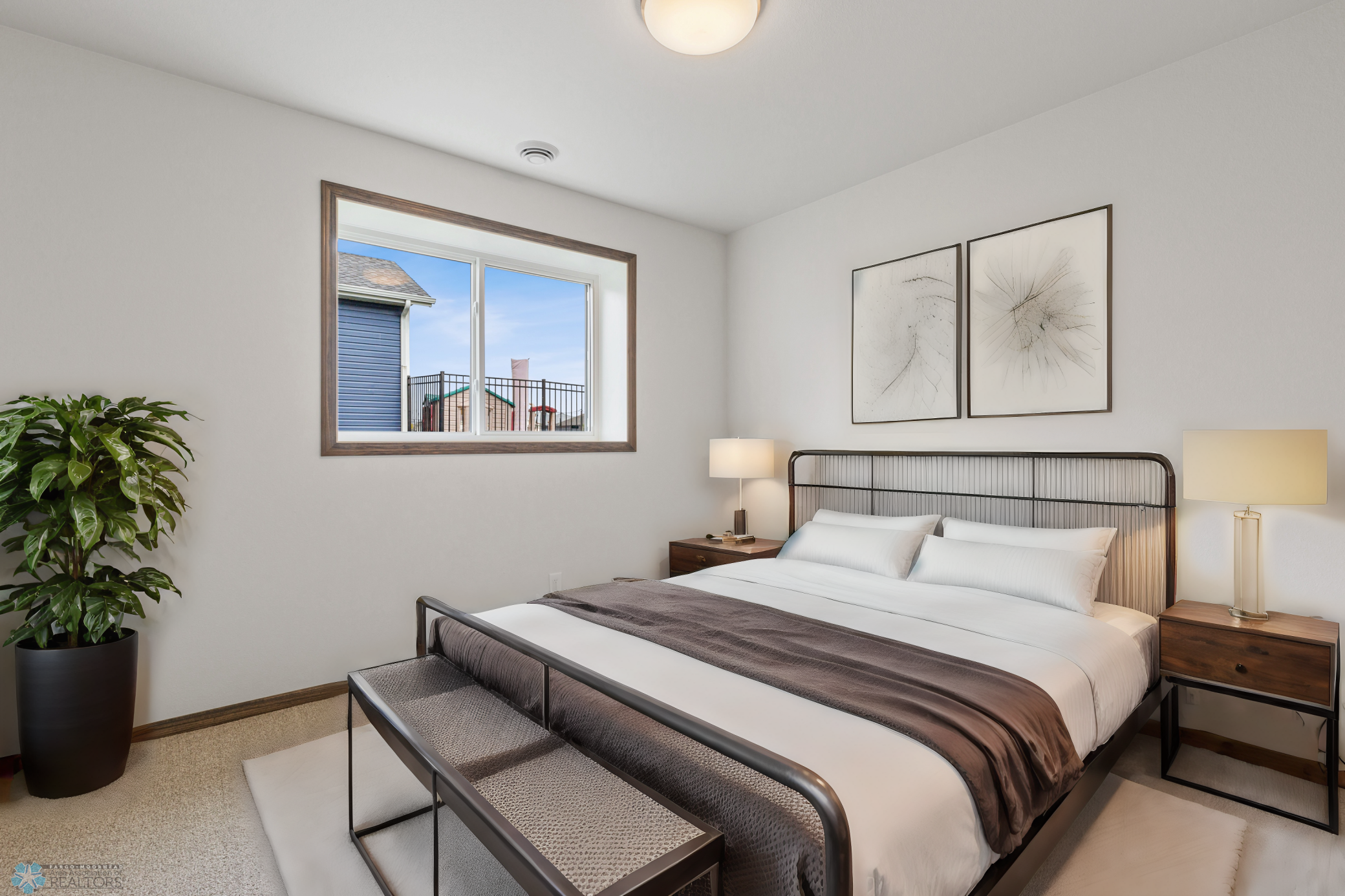 Virtually Staged Bedroom 4