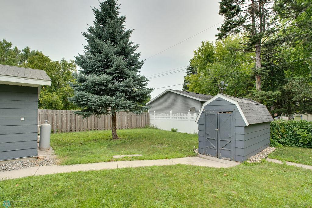Shed included!