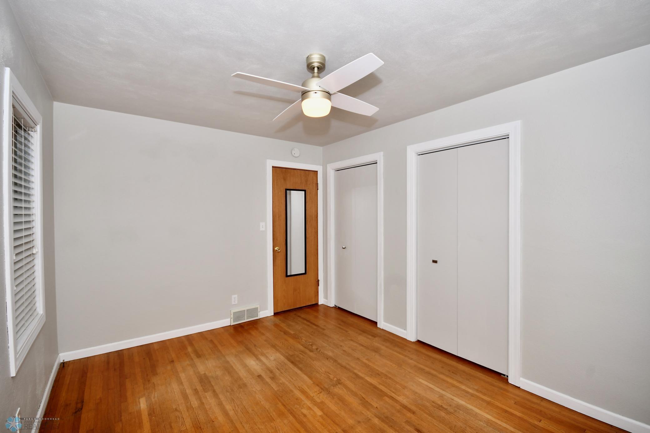 Bedroom 1 double closets
