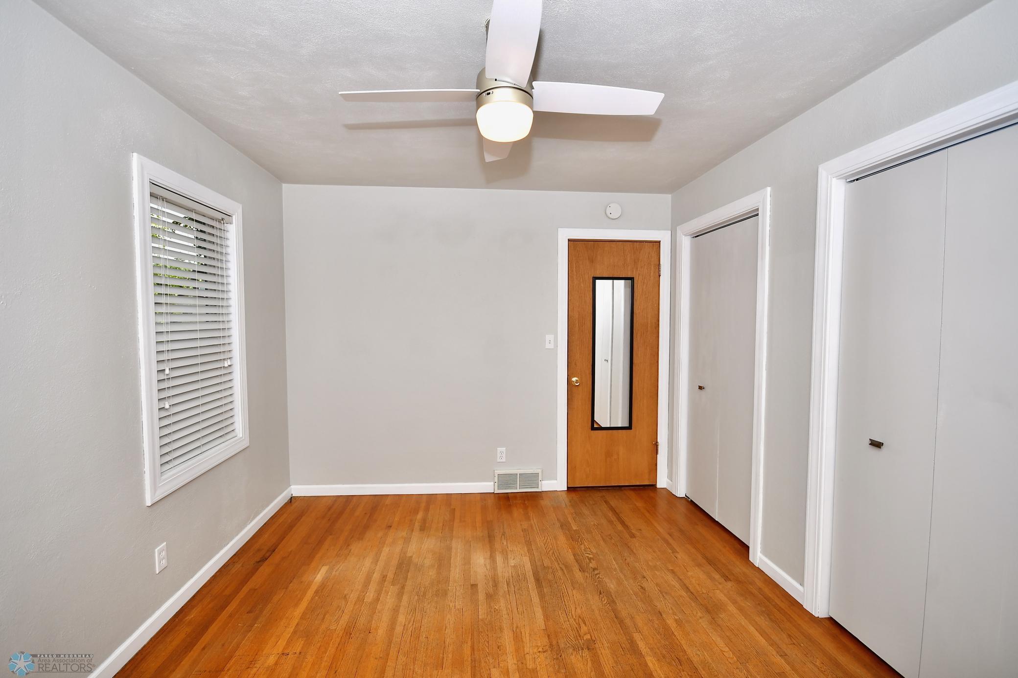 Bedroom 1 double closets