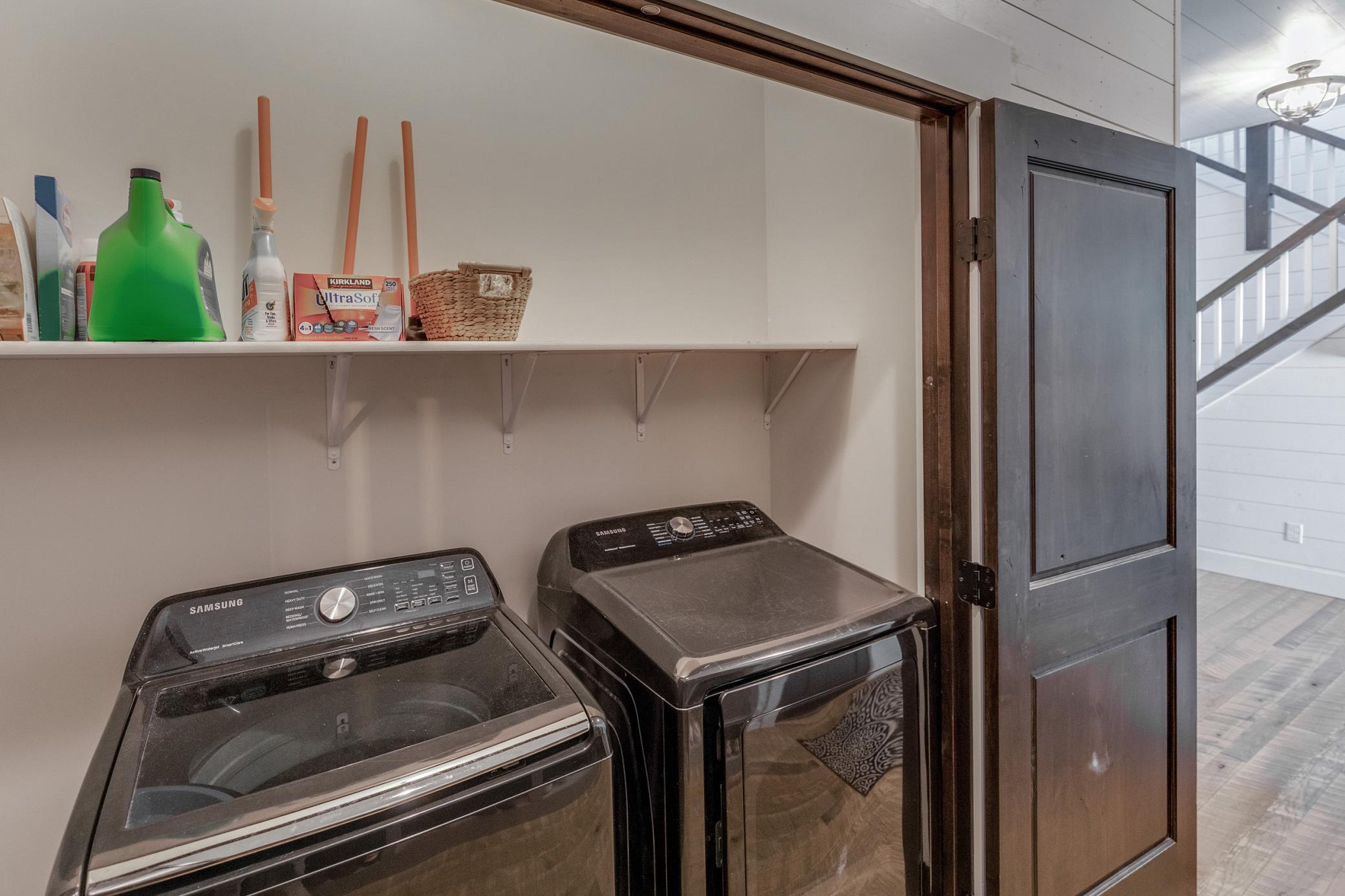 Main Level laundry closet