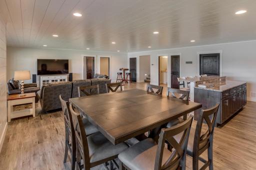Lower level wonderful for hosting weekends at the lake