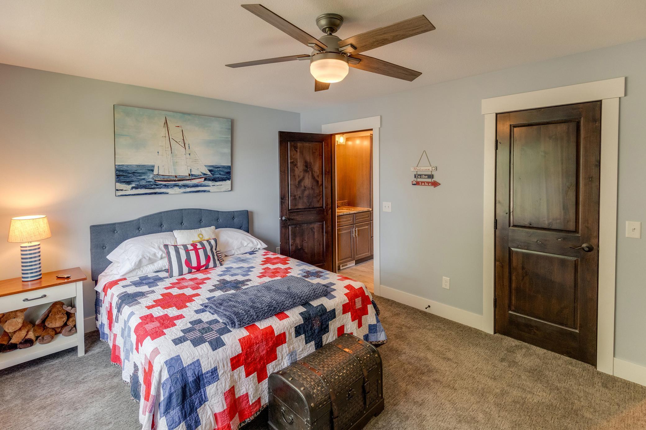 Jack & Jill bedroom setup on the upper level