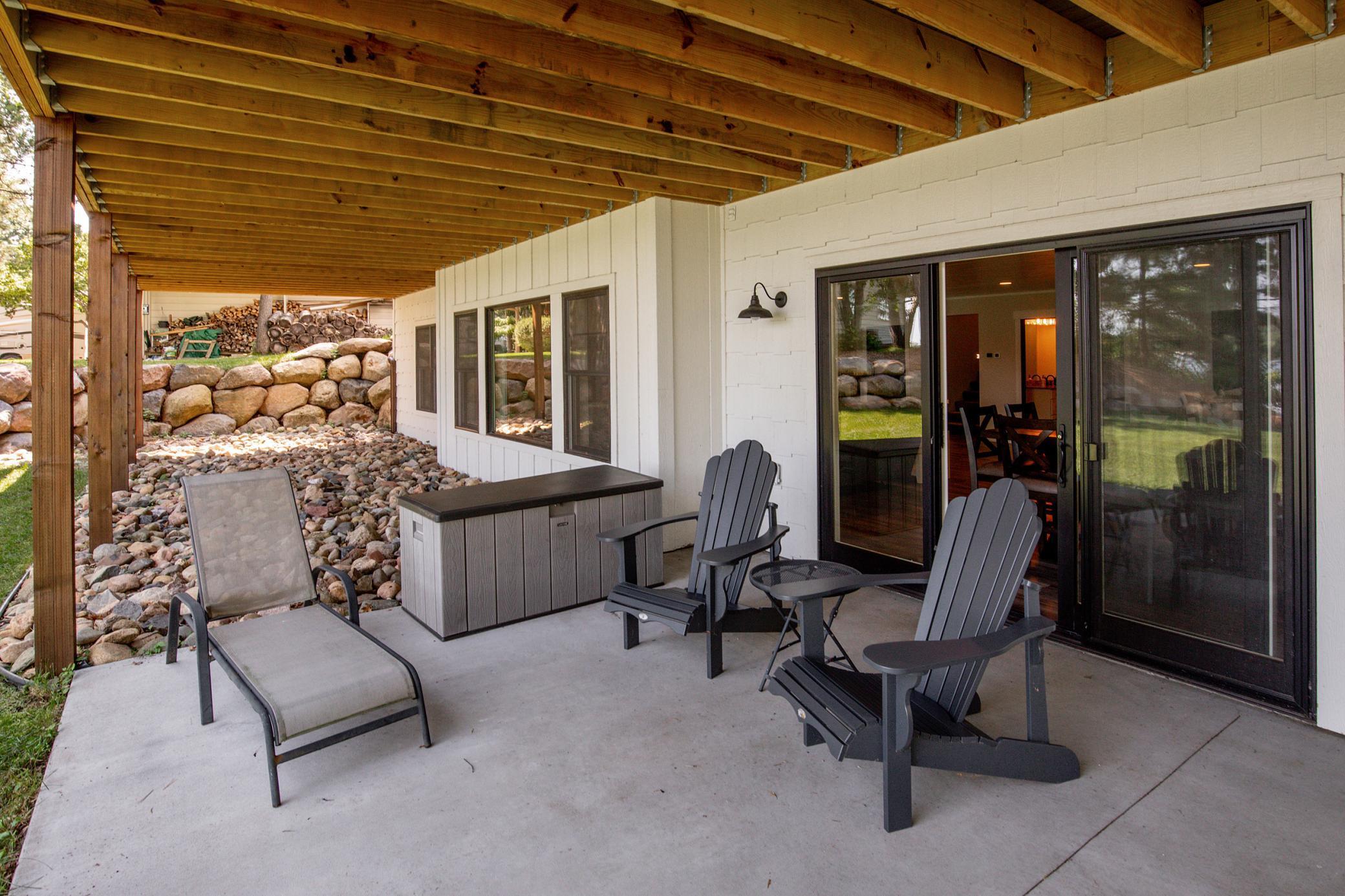 Lower level walkout patio