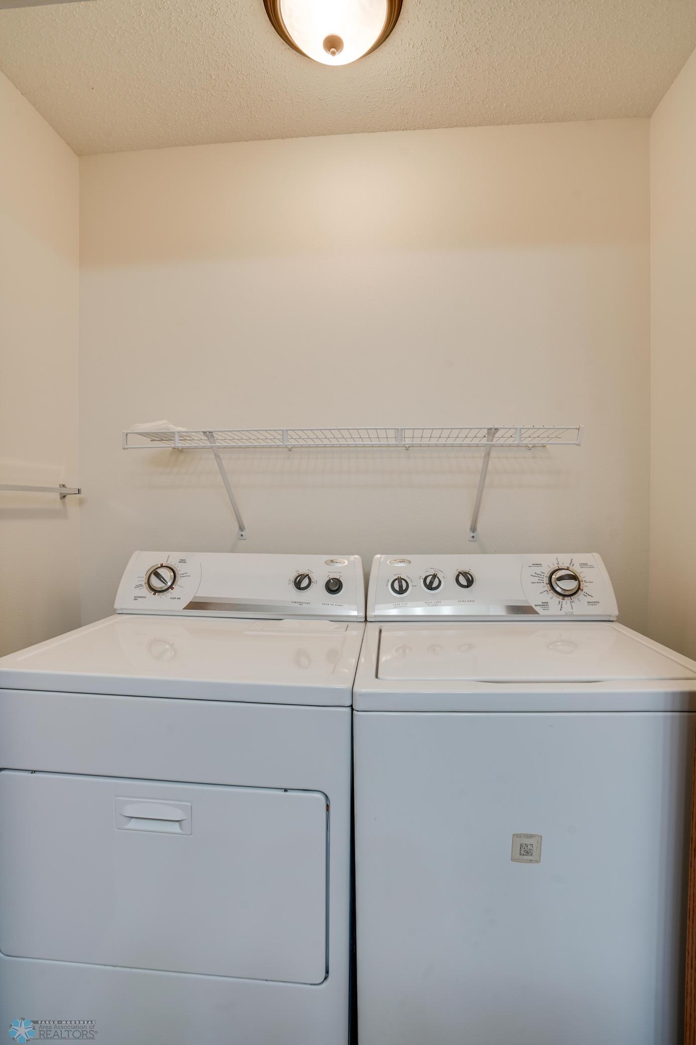Laundry Closet w/ Storage shelf