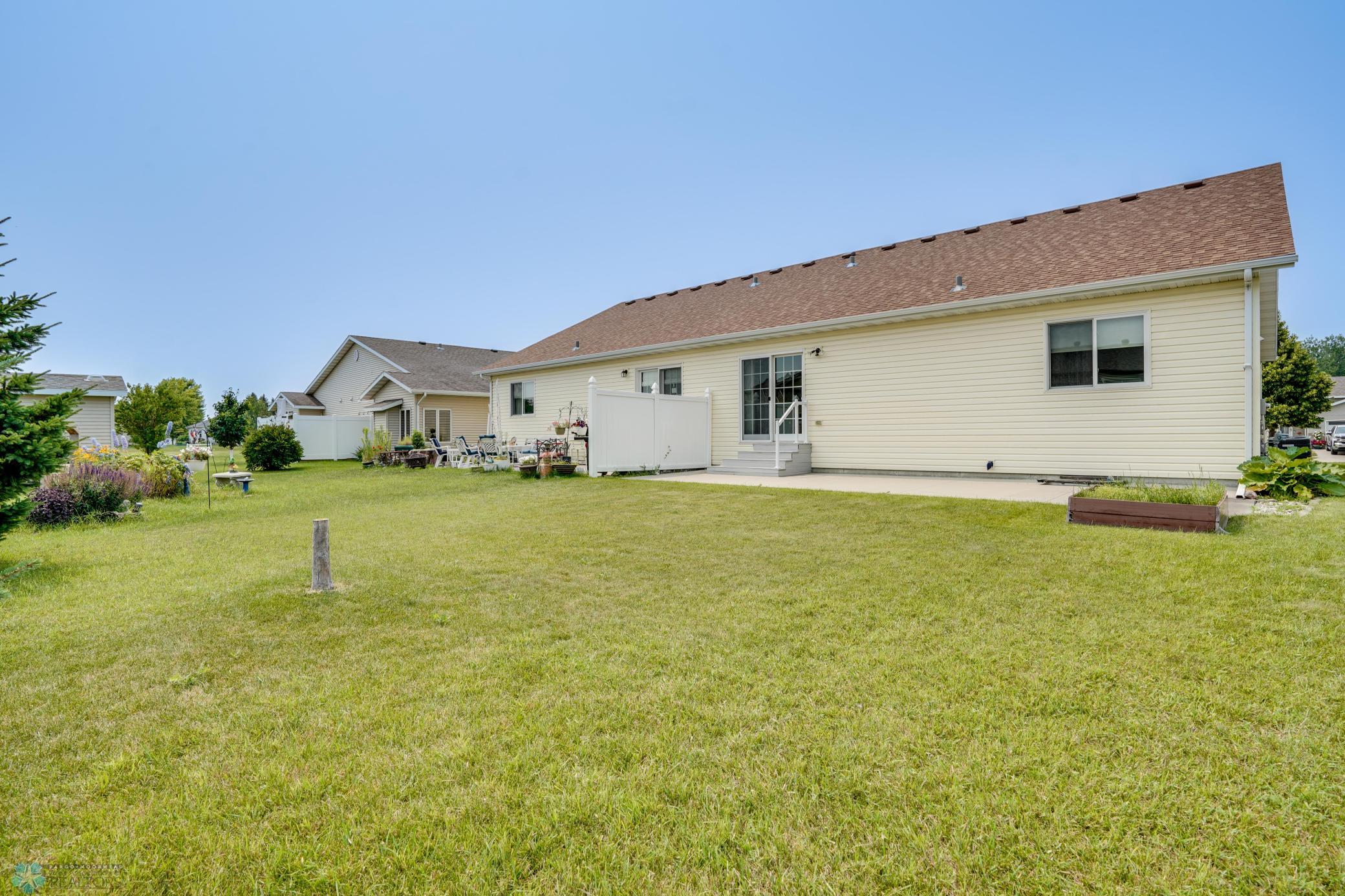 Back of Home & yard