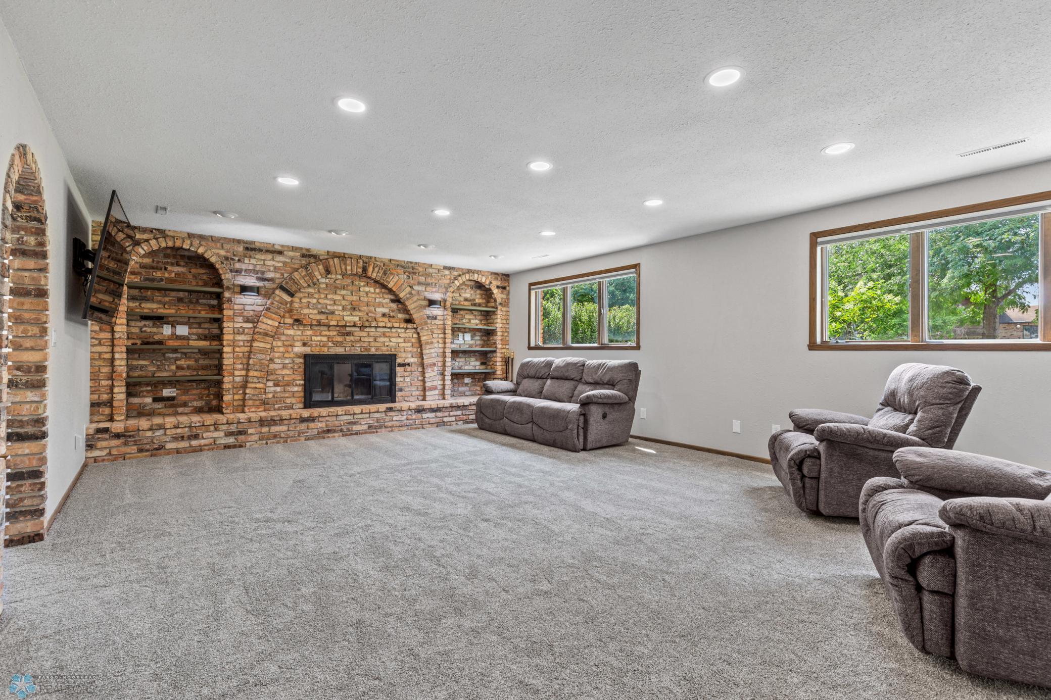 lower level family room