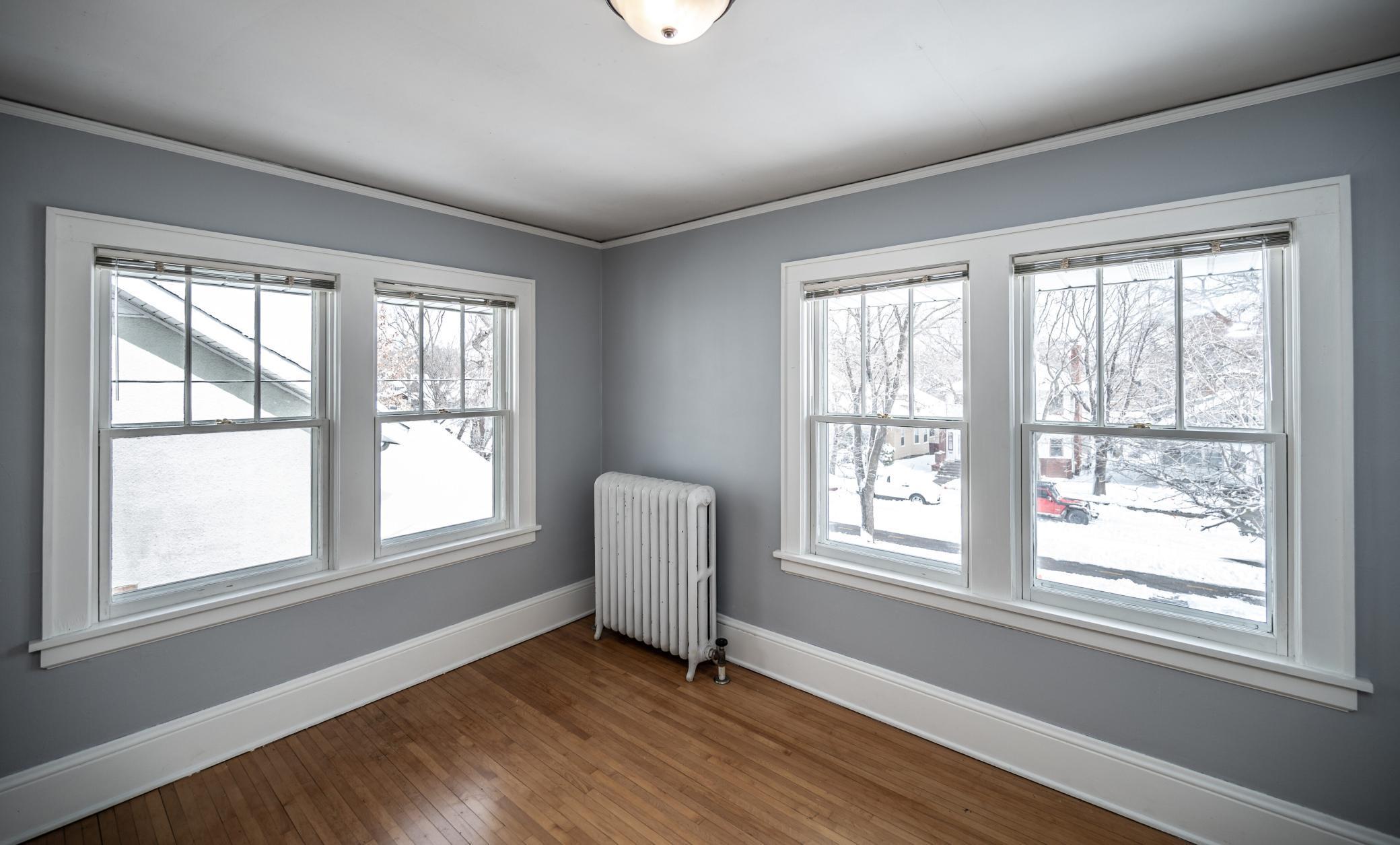 The 3rd bedroom is sunny and bright